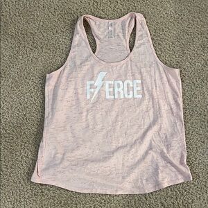 Fierce Women's Light Pink Tank Top